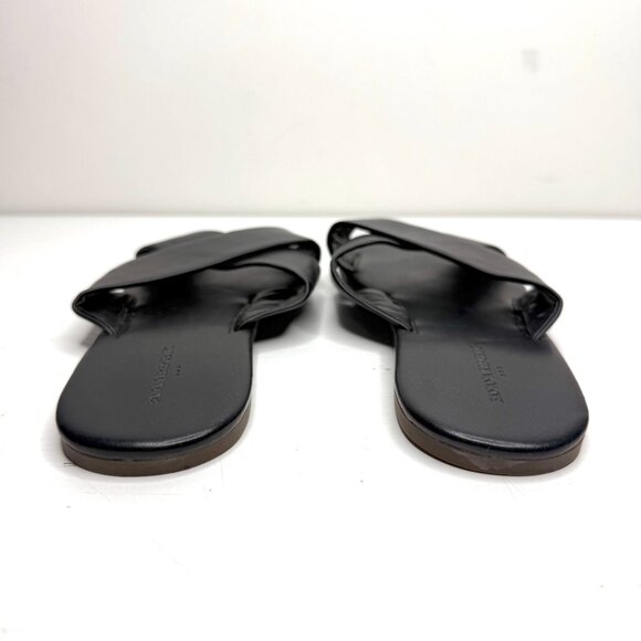 Banana Republic Factory WIde Crossover Slip On Slide Classic Sandals Womens 7.5 - Picture 3 of 7